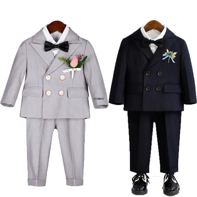 Boys Suit For Wedding 1Year Baby Kids Photograph Suit Children Formal Ceremony Tuxedo Dress Child Party Performance Costume