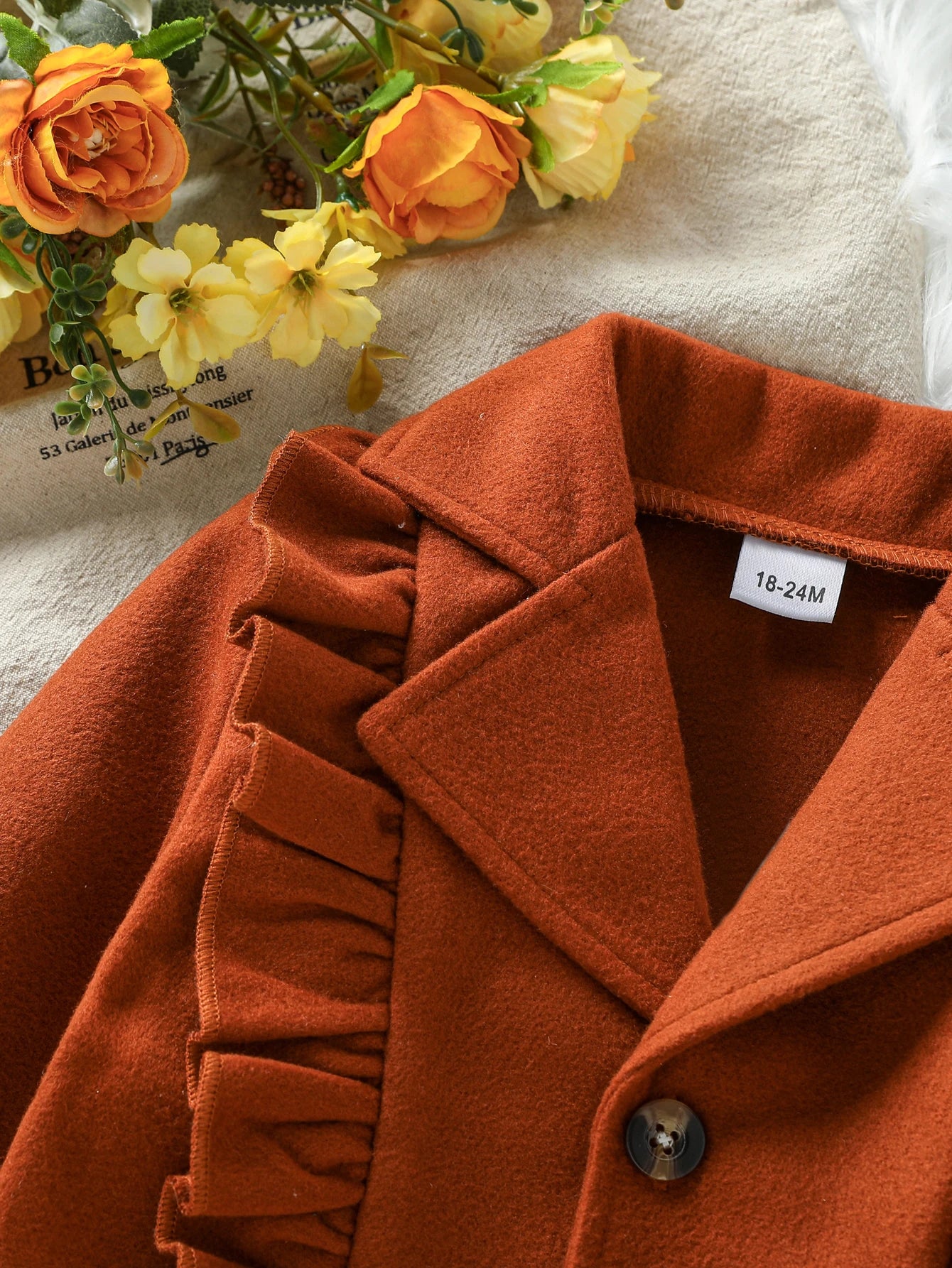 2025 Kids Autumn Winter Suit For Girls  Collar Blazer Coat And Skirts 2Pcs Children's Elegant Outfits For 1-7Y  Fashion Set