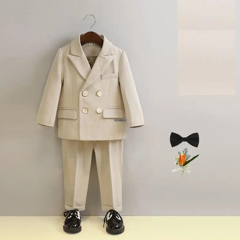 Boys Suit For Wedding 1Year Baby Kids Photograph Suit Children Formal Ceremony Tuxedo Dress Child Party Performance Costume